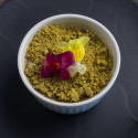 Pistacijev Crème Brûlée